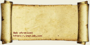 Andjelina Mraković vizit kartica